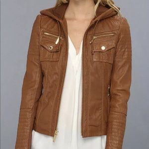 Michael Kors Leather Jacket size Medium